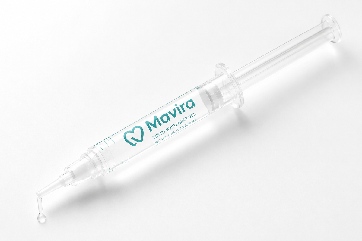 Mavira Teeth Whitening Gel syringe