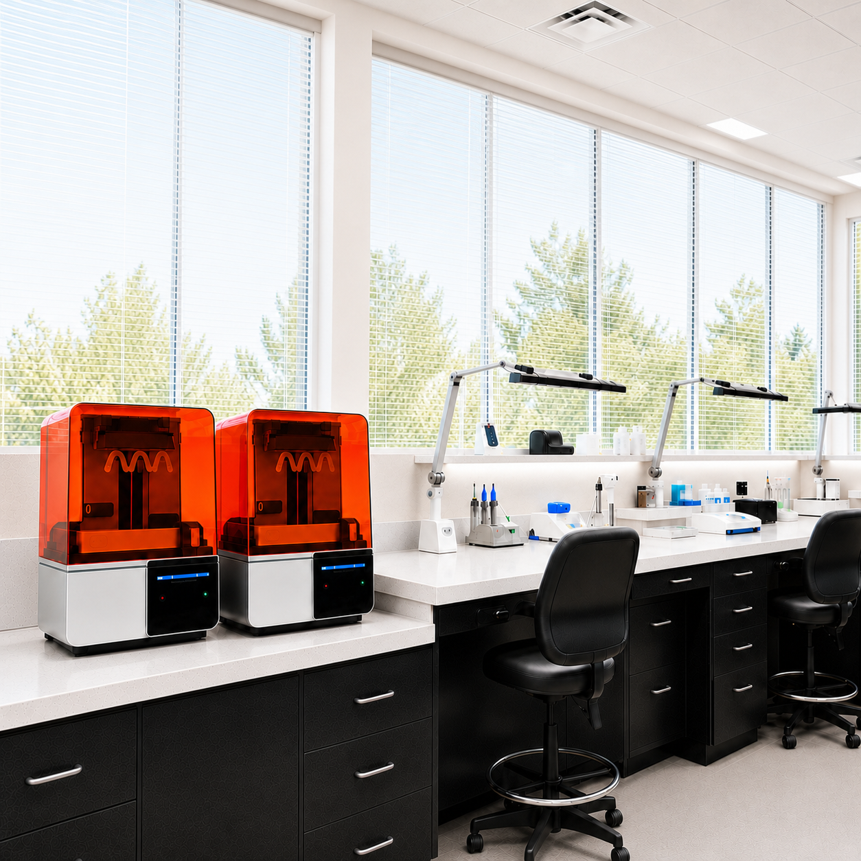 Mavira orthodontic lab where custom retainers are made